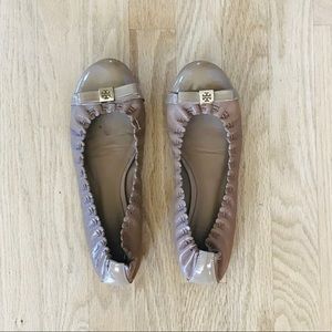 Tory Burch tan flats size 6